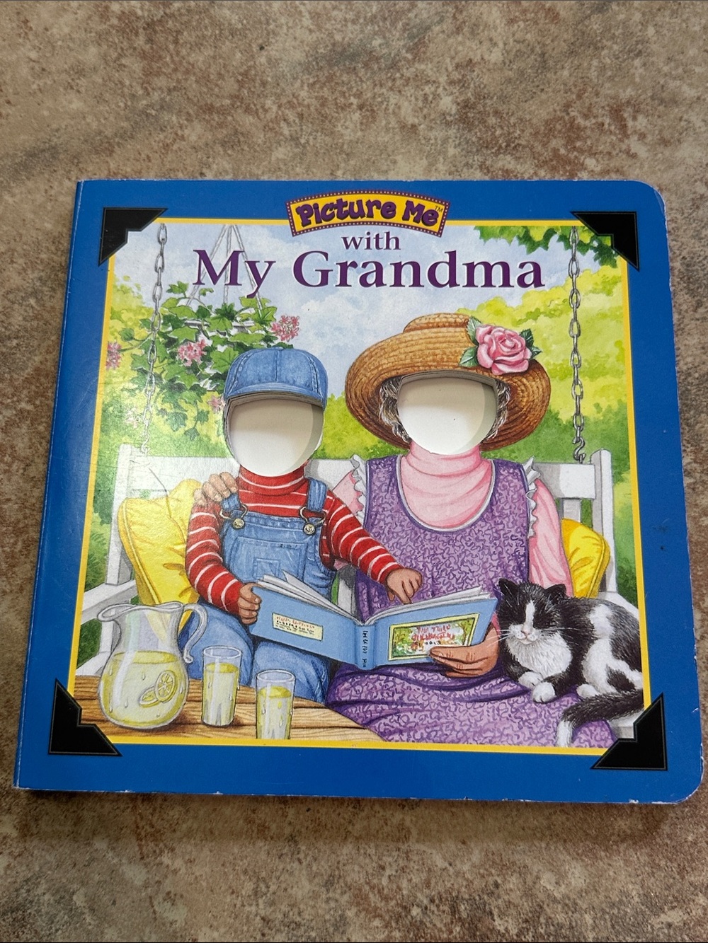 Picture Me With My Grandma Personalized Photo Board Book Vintage 1998